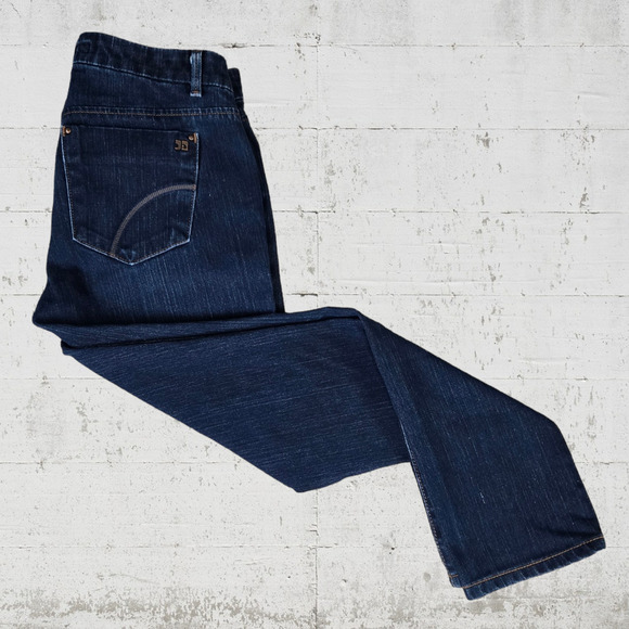 Joe's Jeans Dark Wash Low Rise Skinny Cropped Ankle Cigarette Jeans Size 25 / 0 - Picture 2 of 7